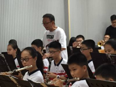 s36沙龙会示范乐团茂名第九小学管乐团大师班活动成功举办
